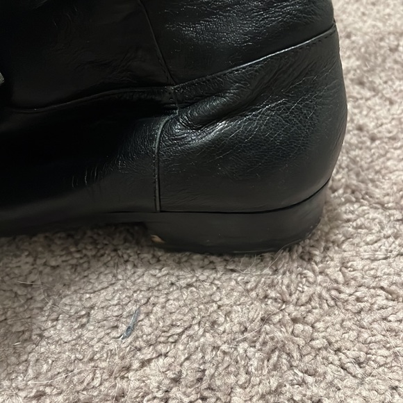 Michael Kors Black Leather Riding Boots - Picture 5 of 8